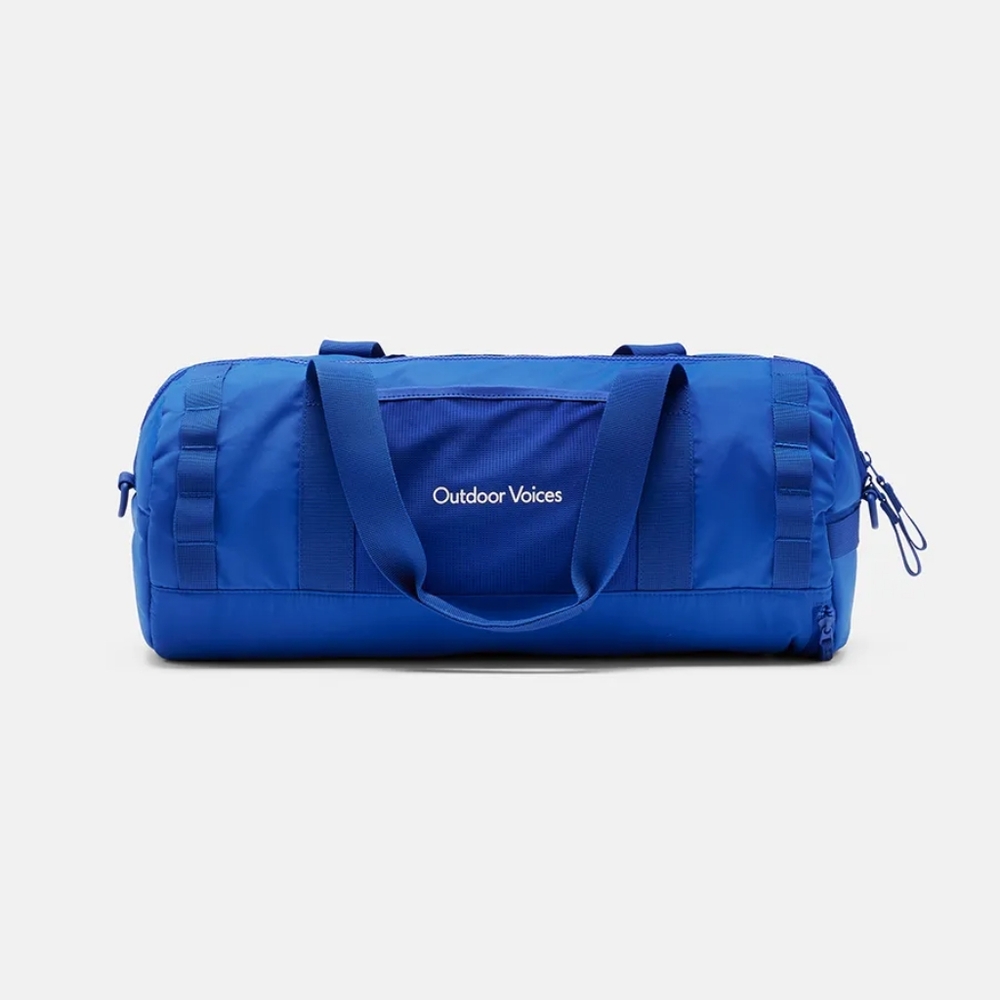 Outdoor Voices Blue Duffel Bag
